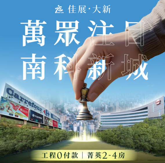 全新生活指標！「佳展大新」即將登場，南科、嘉科科技雙核心引爆北臺南購屋熱潮！