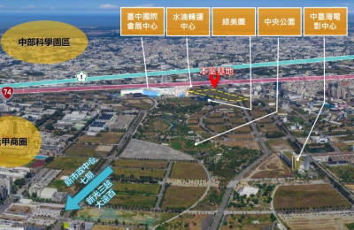 臺中水湳經貿段百億地上權開發案流標，業界憂心開發成本過高