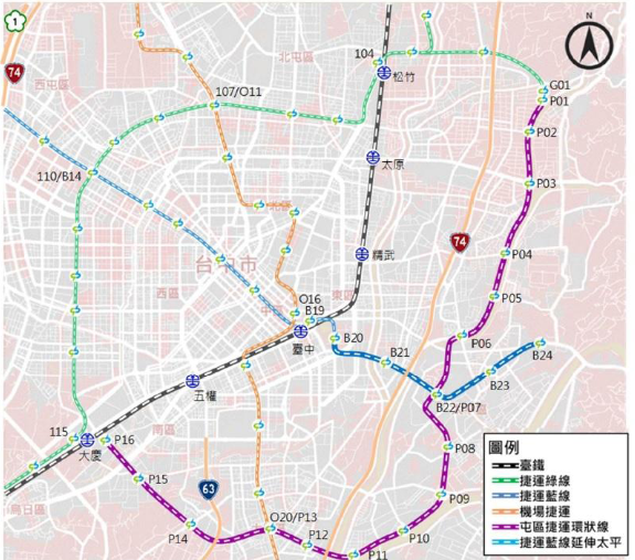 紫線、山海線動起來！臺中都市軌道拚現代化　7月捷工局再遞交通部審查案