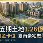 臺南市115年3月住宅價格月指數微幅上升　整體市場延續盤整格局交屋潮推升成交量