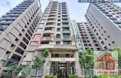 美術館【京城米羅】三面採光大四房雙衛浴開窗