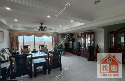 市府旁60米民權綠蔭大道｜首長寶座四房雙套房平車